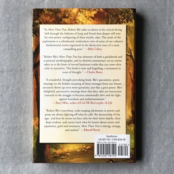NEW More Than True The Wisdom Of Fairy Tales Robert Bly Hardcover Book - Picture 5 of 5